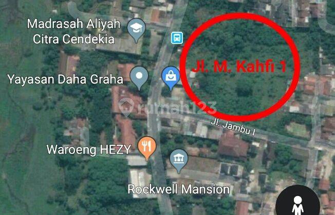 Tanah strategis 10.500 m2 di Jagakarsa, Jl. M Kahfi 1. SHM 2