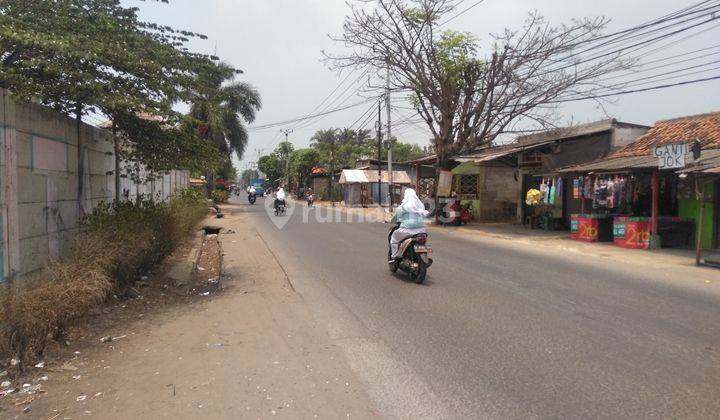 Tanah Jalan Raya Pasar Kemis Tangerang 2