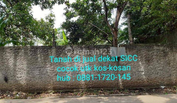 Tanah strategis untuk kos-kosan samping SICC 2