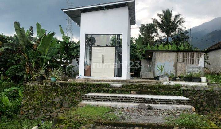 Tanah kebun dgn Rumah cabin fully furnish  dan kebun buah di Ungaran Nyatnyono, udah pagar keliling tinggi 3 meter , ada view gunung  2