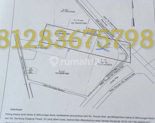 Tanah komercil  strategis di Gatot Subroto Kuningan Jakarta Selatan 1