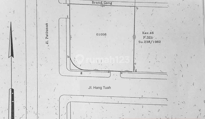 TANAH at Jl. PATIUNUS, KEBAYORAN BARU JAKARTA SELATAN 912 SQM (FOR SELL) 1