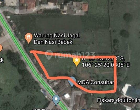 Kavling Siap bangun Jl Raya Serang, Siap Bangun Tangerang 1