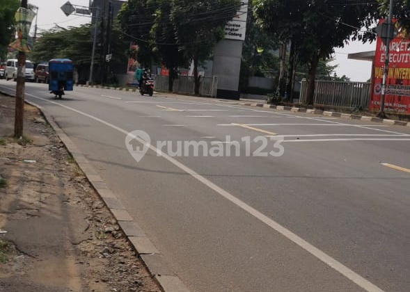 Tanah komersil dijalan raya cocok untuk pergudangan atau bengkel di Ciputat Raya