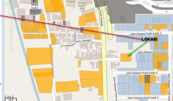 Kavling Tanah Keputih Pakuwon City, SHM, Luas 660 m2, Dekat Jalan Utama