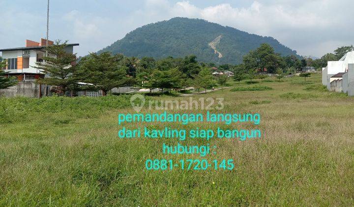 DIJUAL Kavling siap bangun view gunung pancar di Sentul city 1