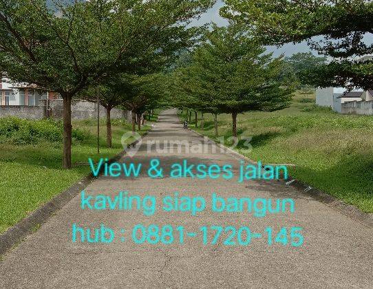 DIJUAL Kavling siap bangun view gunung pancar di Sentul city 2