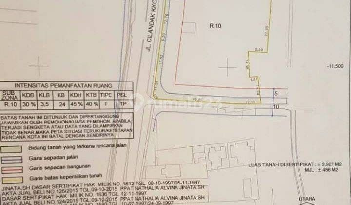 DIJUAL LAHAN KOMERSIAL CILANDAK RAYA JAKARTA SELATAN  1