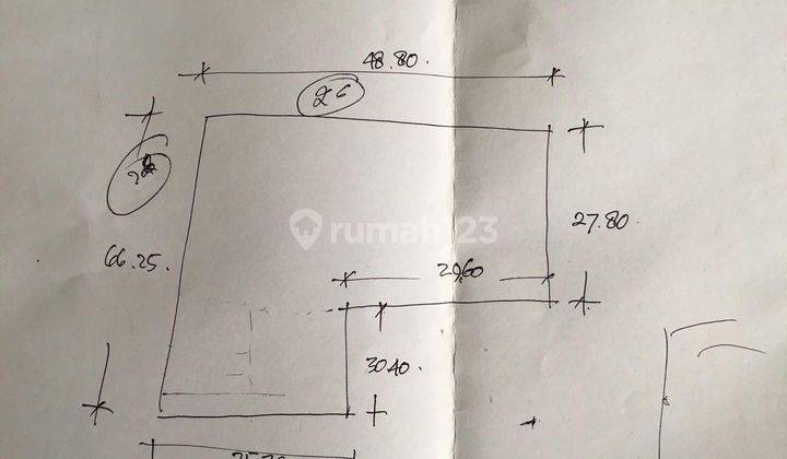 Tanah Kosong di Belakang Villa Cinere Mas 1