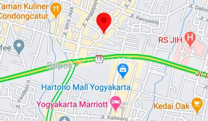 Tanah Tepi Jalan Raya Condong Catur Luas 3000 Meter 2