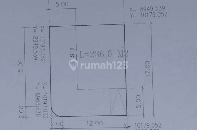 kavling di jelita, alam sutera, hook, dekat sekolah santa laurensia dan binus 2