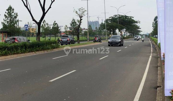 Kavling Komersial De Park No. I.3 Lokasi Bagus dan Strategis di Boulevard Utama dekat QBIG dan Ararasa BSD City, Tangerang 2