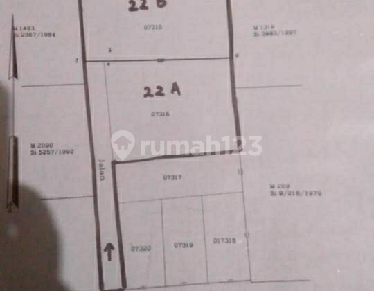 Tanah murah luas 2000 m Antasari 2