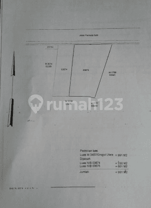 Tanah Di Permata Safir, Kebayoran Lama 1