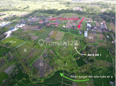 Cheapest... Land measuring +/-2ha, in Abiansemal, Badung, Bali. 1