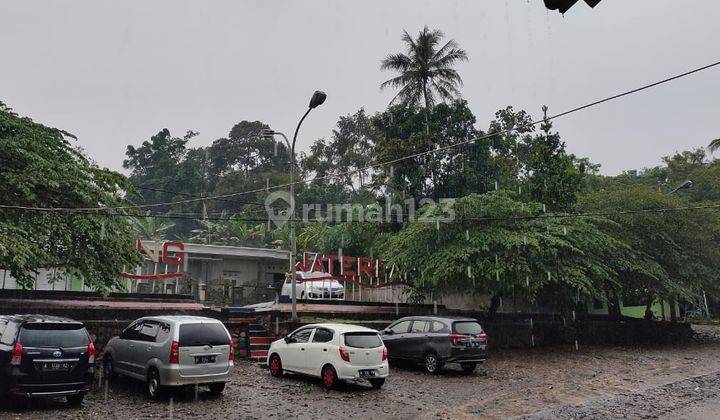 Tanah Strategis ada sumber mata air panasnya, cocok untuk perumahan dan usaha,lokasi persis muka  pintu masuk taman pemnadian air panas cisolong, pandeglang Banten 1