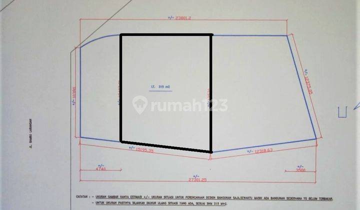 Kavling dijual di Bambu Larangan, Kalideres *0044-JEL* 1