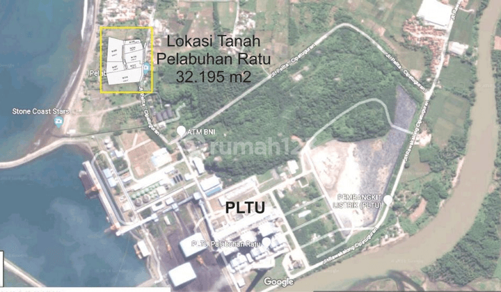 Tanah Zonasi Industri terluas di pelabuhan ratu, Sukabumi  1