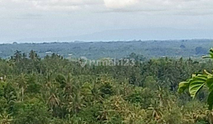 Land with views of valleys and mountains in Selemadeg Bali 1