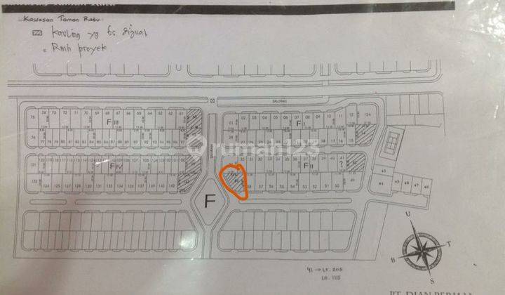 Kavling Dian Istana Cluster Depan Langka Harga Termurah  1