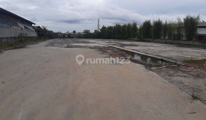 Lahan Siap Pakai sudah core beton 6000m2 di Legok Tangerang 2