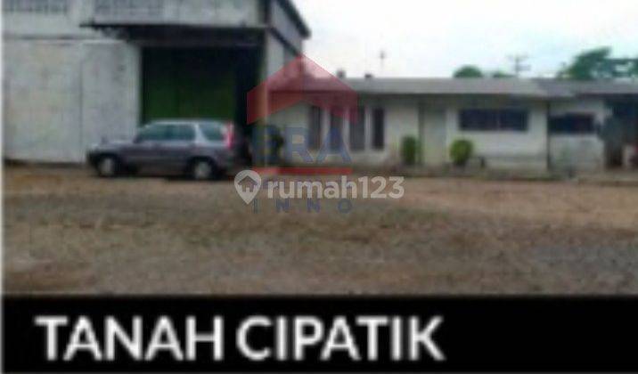 Tanah Cipatik ex pabrik,  dekat akses ke tol 1