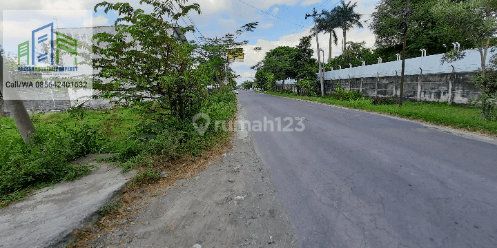 Tanah depan pabrik cocok untuk gudang atau pabrik ruang usaha di polanharjo klaten 1