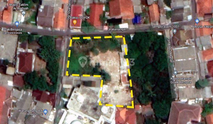 DIJUAL Rumah Tua Hitung Tanah di Jl Kenangan - Rempoa - Ciputat - Tangerang Selatan - Banten 1