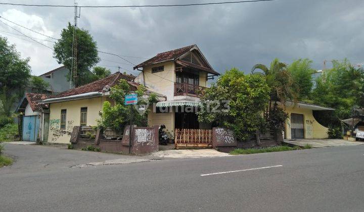 Tanah Jogja Bonus Rumah+kios Jl Kaliurang Km 10 Rm Bale Roso SHM 2