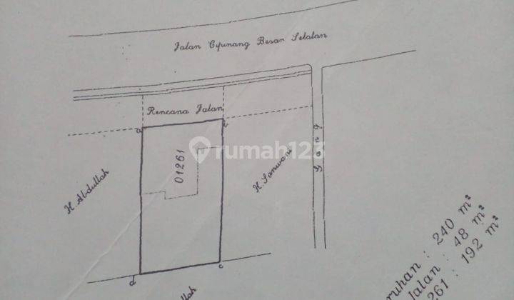 Tanah siap bangun dekat Univ Mpu Tantular Jl Cipinang Besar 2