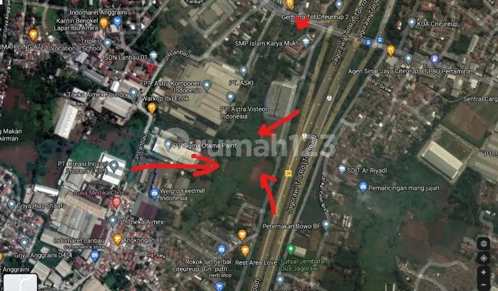 Vacant land in Citeureup, Bogor, West Java