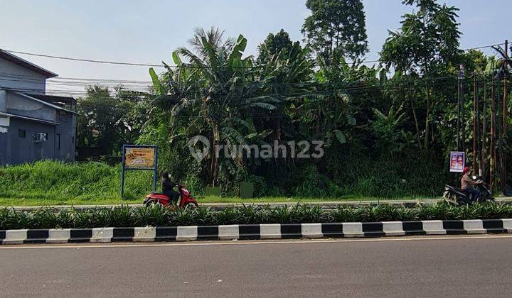 Kavling pinggir jalan raya ciater bentuk kotak bagus dan strategis 1