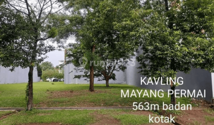 Kavling Mayang Permai 563m Siap Bangun Hadap Utara 1