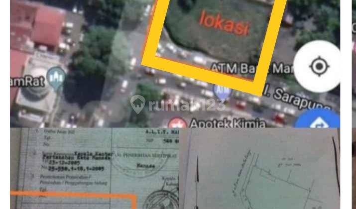 Jl samratulangi tanah 953m2 banting harga 1