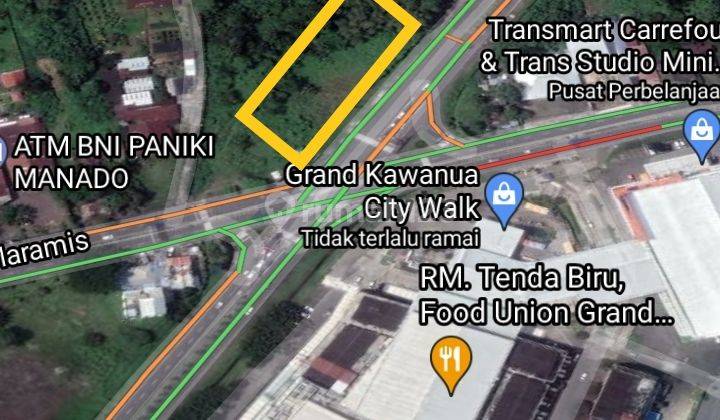 Tanah 1000,2000,9000m2 Ring Road 2 Depan Transmart Buat Showroom  1