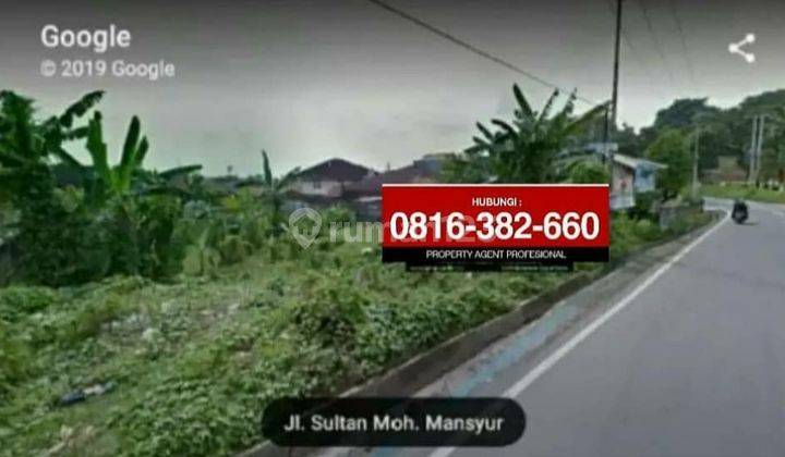 Tanah (1271 m2)  Depan SMA 10 Jln Sultan M Mansur Bukit Besar Palembang 1