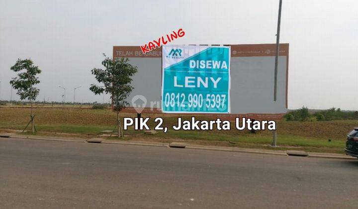 KAVLING KOMERSIL LT 22.118 M2 (2,2 hektar) DI PANTAI INDAH KAPUK 2, JAKARTA UTARA, POSISI HOOK, ZONA KOMERSIL 