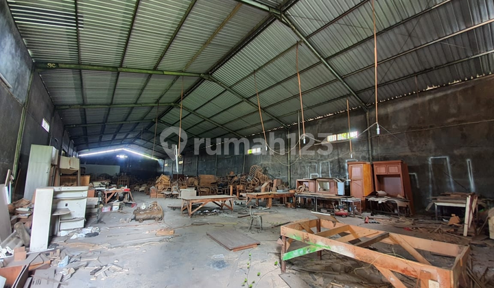 Tanah pinggir jalan raya bonus gudang 1