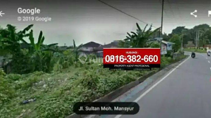 Tanah 1271 m2 Dpn SMA 10 Jl Sultan Mansur Bukit Besar Palembang