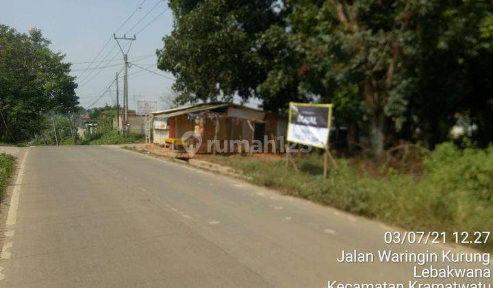 Tanah Nempel Jalan Besar Waringinkurung 1