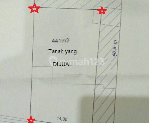 Tanah Dijual di Kebayoran Baru @Rp.31 Jt/m ~ Luas 441m2 ~ Jarang Ada 2