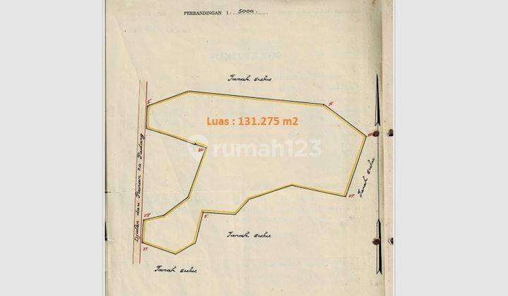 Tanah. Pesisir Selatan. 131.275 M2. Sertifikat Hak Milik. 2