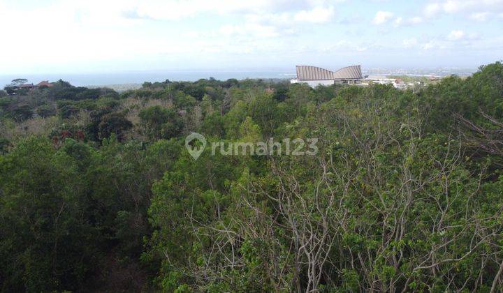 small land with sea view in pecatu next to bali pecatu graha 1