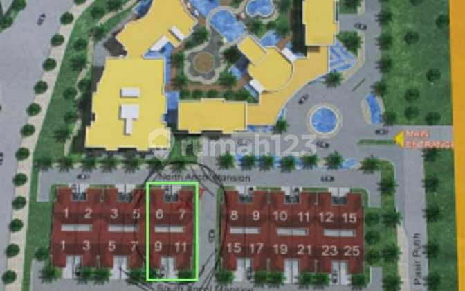 Kavling Town House Exclusive Di Ancol Mansion Posisi Hook