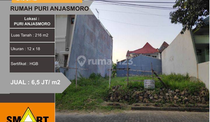 Jual tanah Puri Anjasmoro dekat bandara  Semarang 1