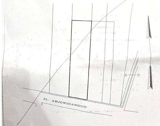 Tanah Luas Murah Dimensi 26x100 Di 0 Jalan Raya Arjowinangun Malang..Lokasi Strategis Cocok Untuk Berbagai Macam Usaha...Harga Nego Pemilik 2