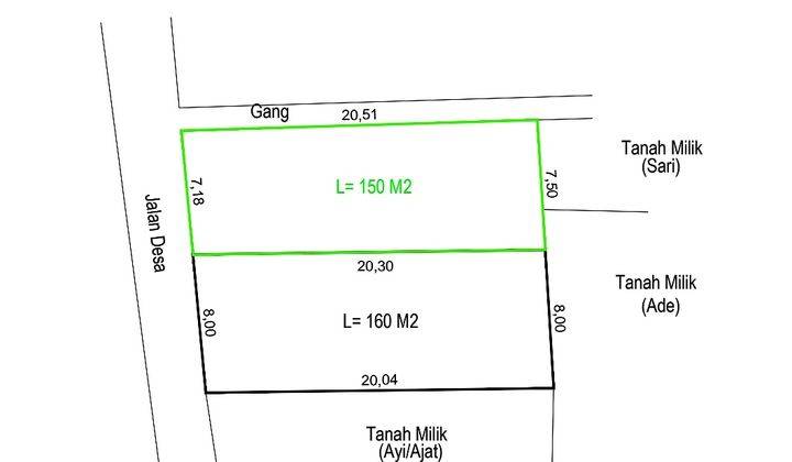 Tanah Murah Strategis di Jatihandap Atas Cicaheum 2