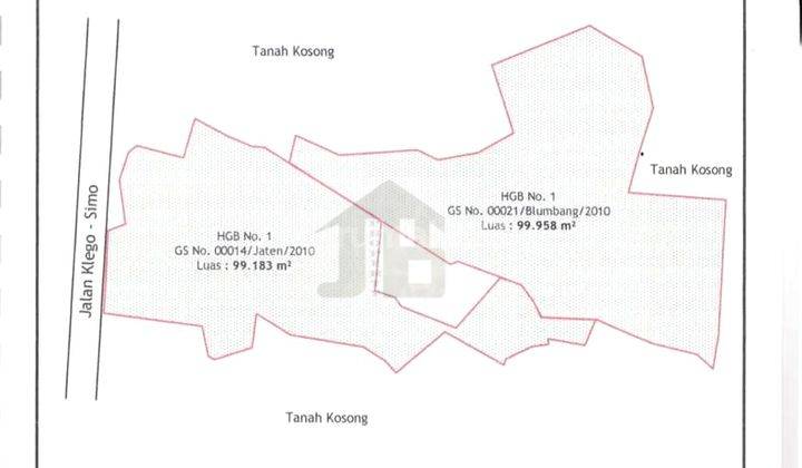 Lahan Tanah Zona industri
Lokasi di Klego, Boyolali Jawa Tengah 1