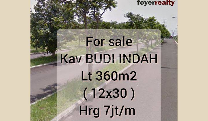 Jual kavling Budi Indah 2