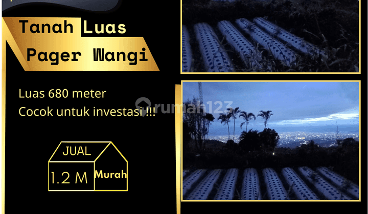 Tanah Luas Pagerwangi, cocok untuk investasi !! 1